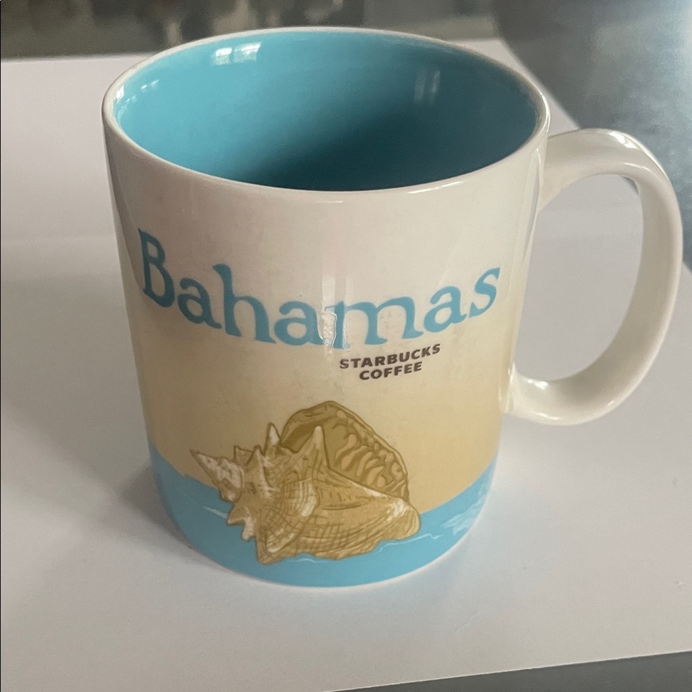 Starbucks Bahamas Mug - Blue and Tan - Global Icon Series